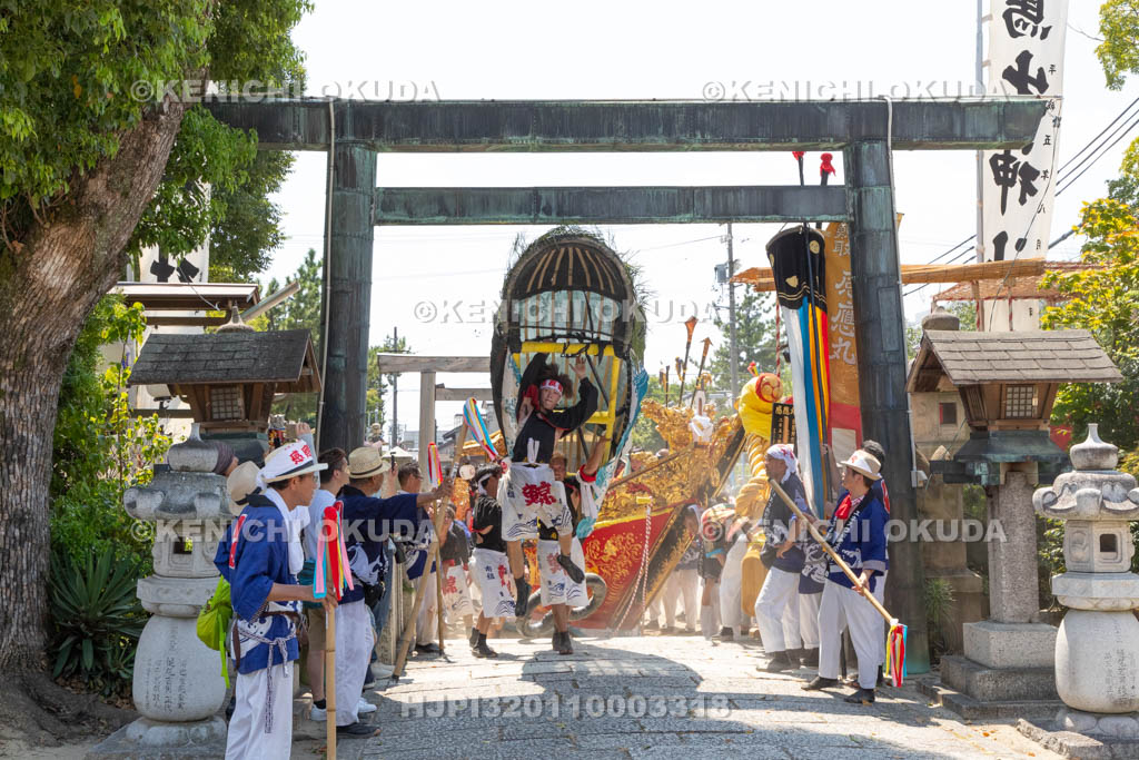 三重県　富田の鯨船行事　本練り　感應丸