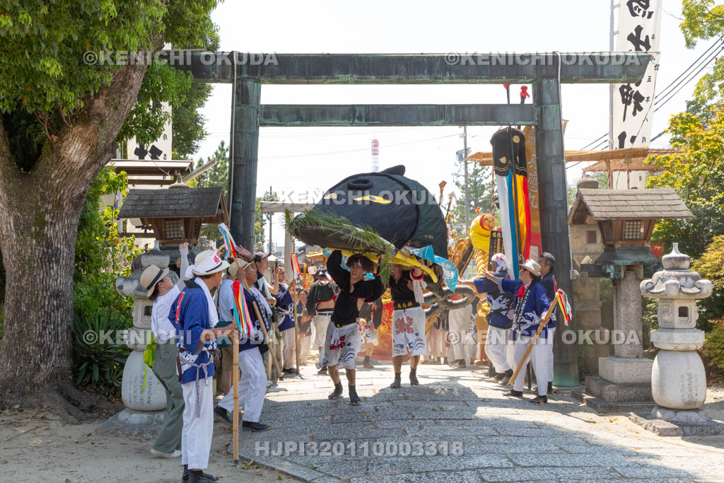 三重県　富田の鯨船行事　本練り　感應丸