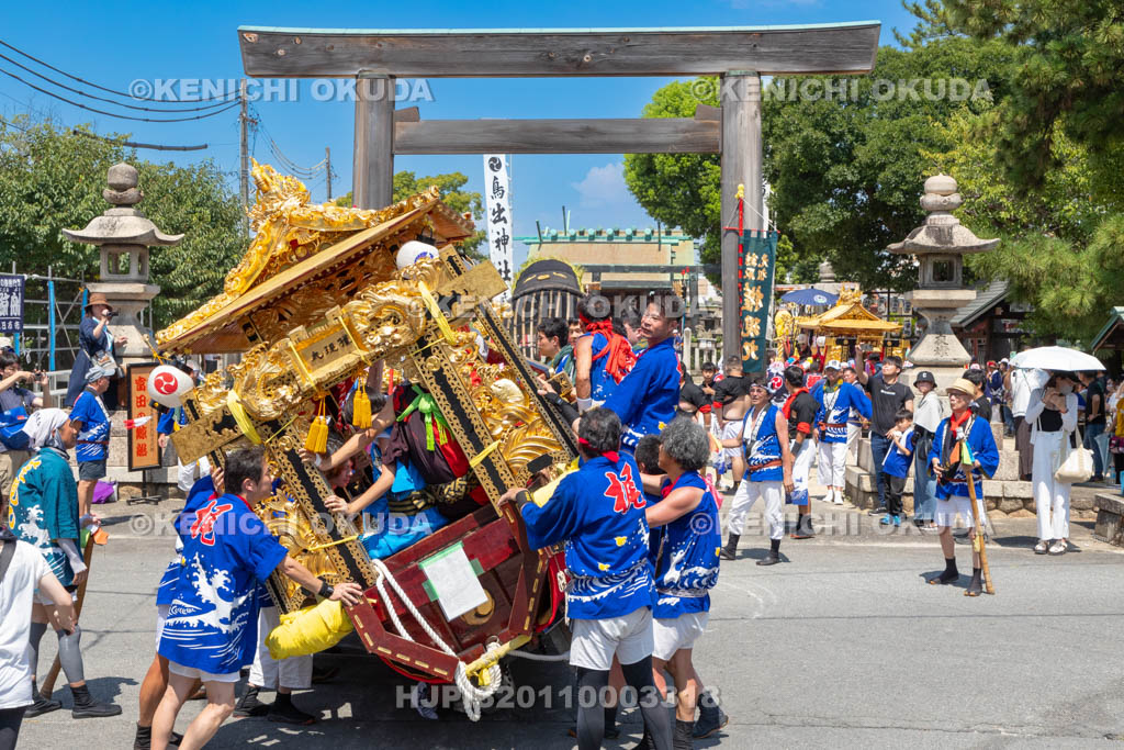 三重県　富田の鯨船行事　本練り　権現丸