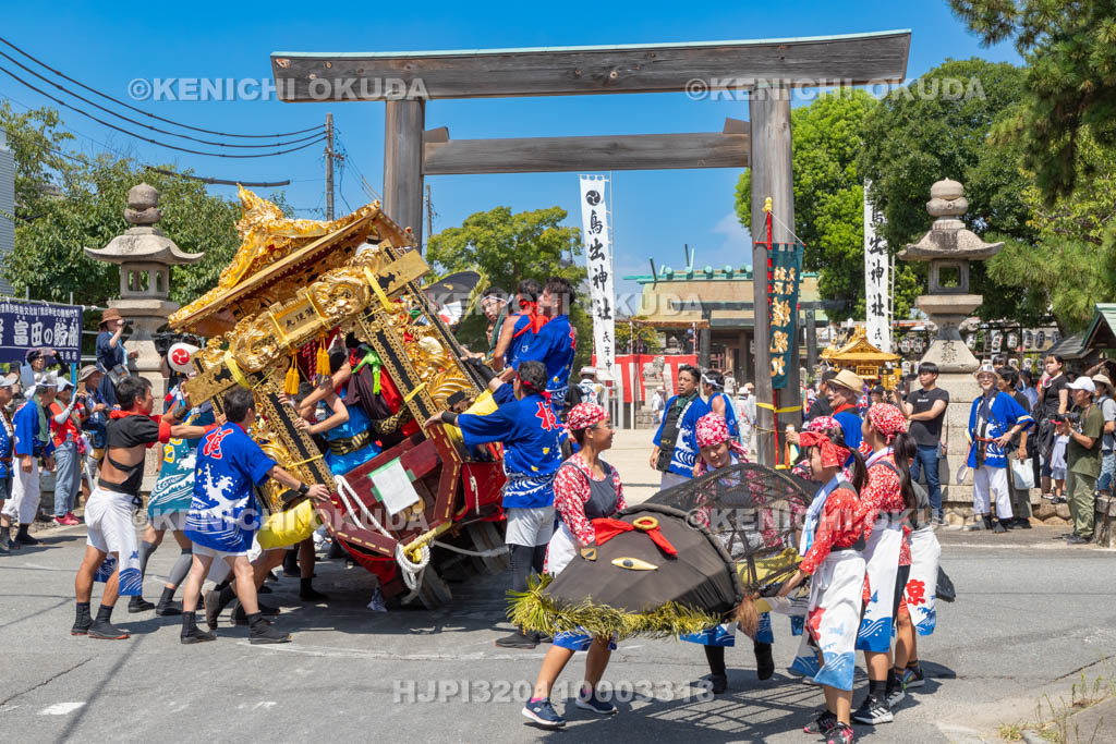 三重県　富田の鯨船行事　本練り　権現丸