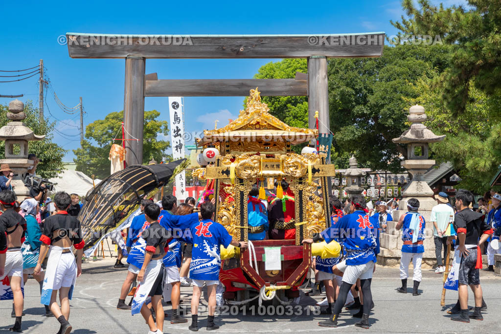三重県　富田の鯨船行事　本練り　権現丸