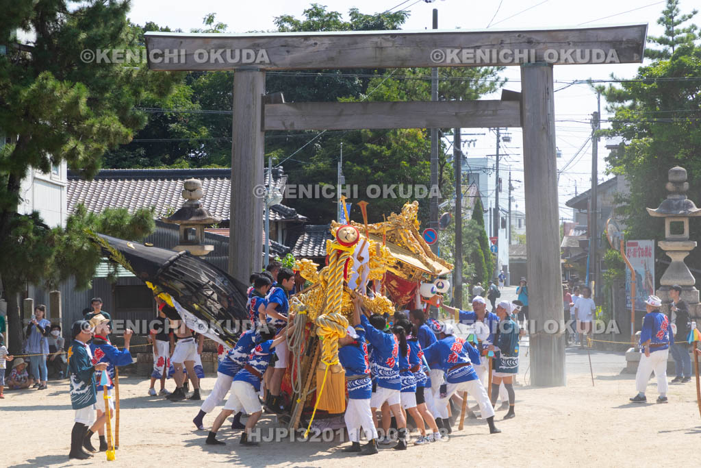 三重県　富田の鯨船行事　本練り　権現丸