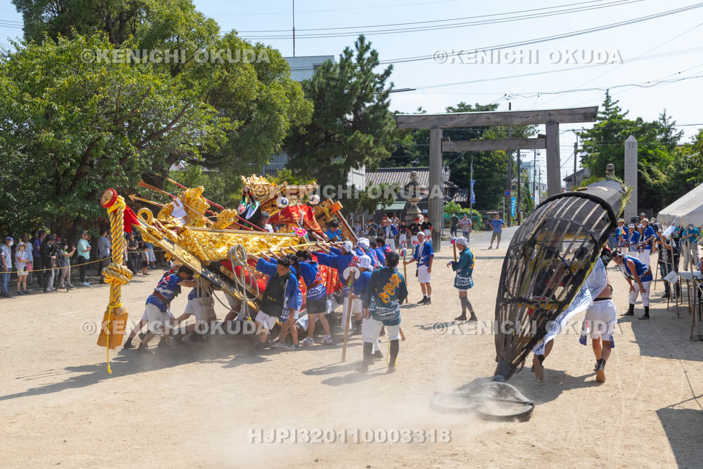 三重県　富田の鯨船行事　本練り　権現丸