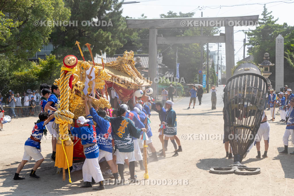 三重県　富田の鯨船行事　本練り　権現丸