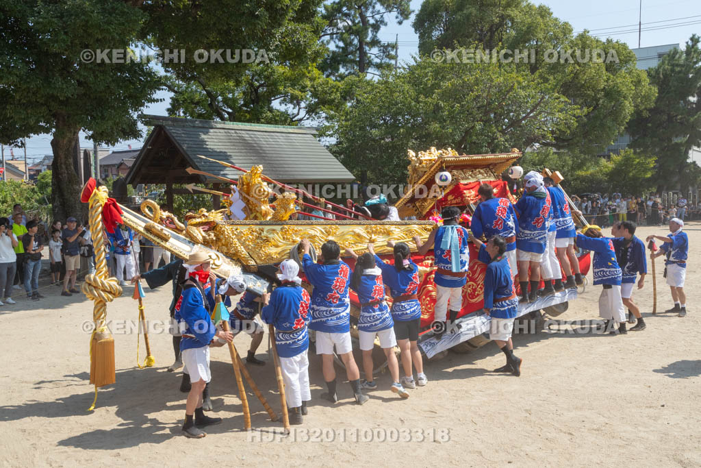 三重県　富田の鯨船行事　本練り　権現丸