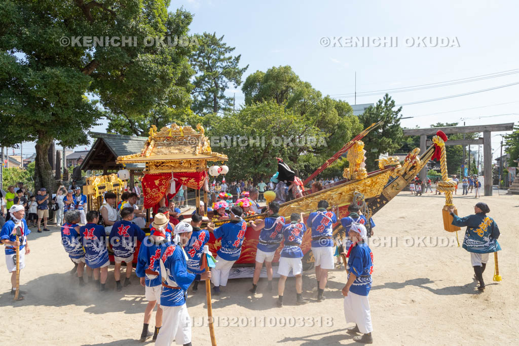 三重県　富田の鯨船行事　本練り　権現丸
