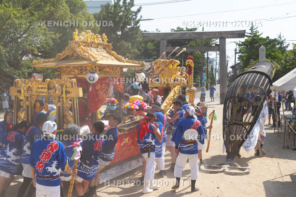 三重県　富田の鯨船行事　本練り　権現丸