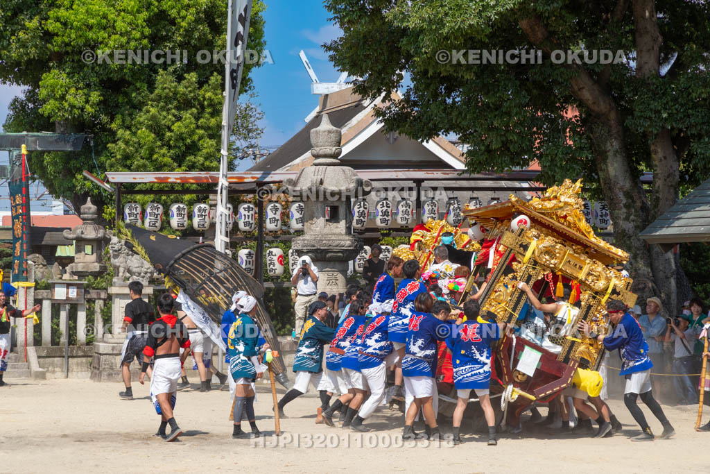 三重県　富田の鯨船行事　本練り　権現丸