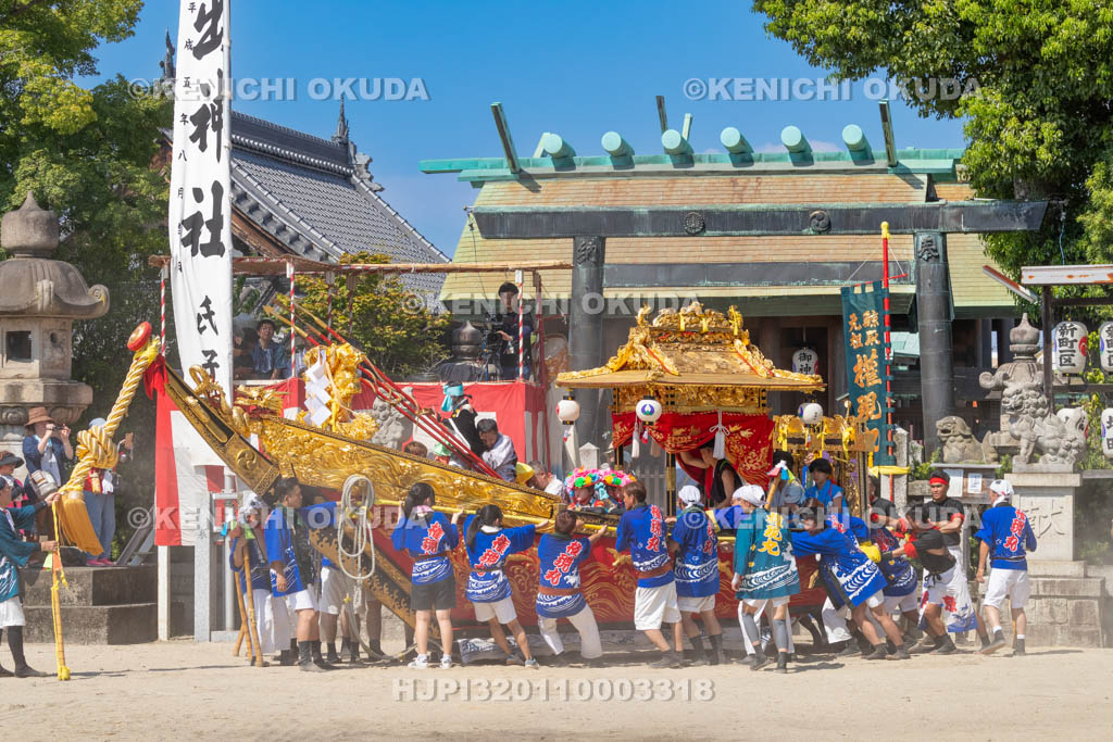 三重県　富田の鯨船行事　本練り　権現丸