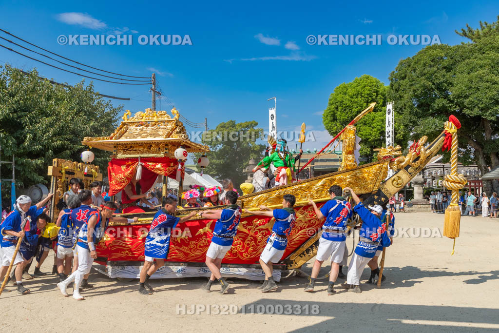 三重県　富田の鯨船行事　本練り　権現丸