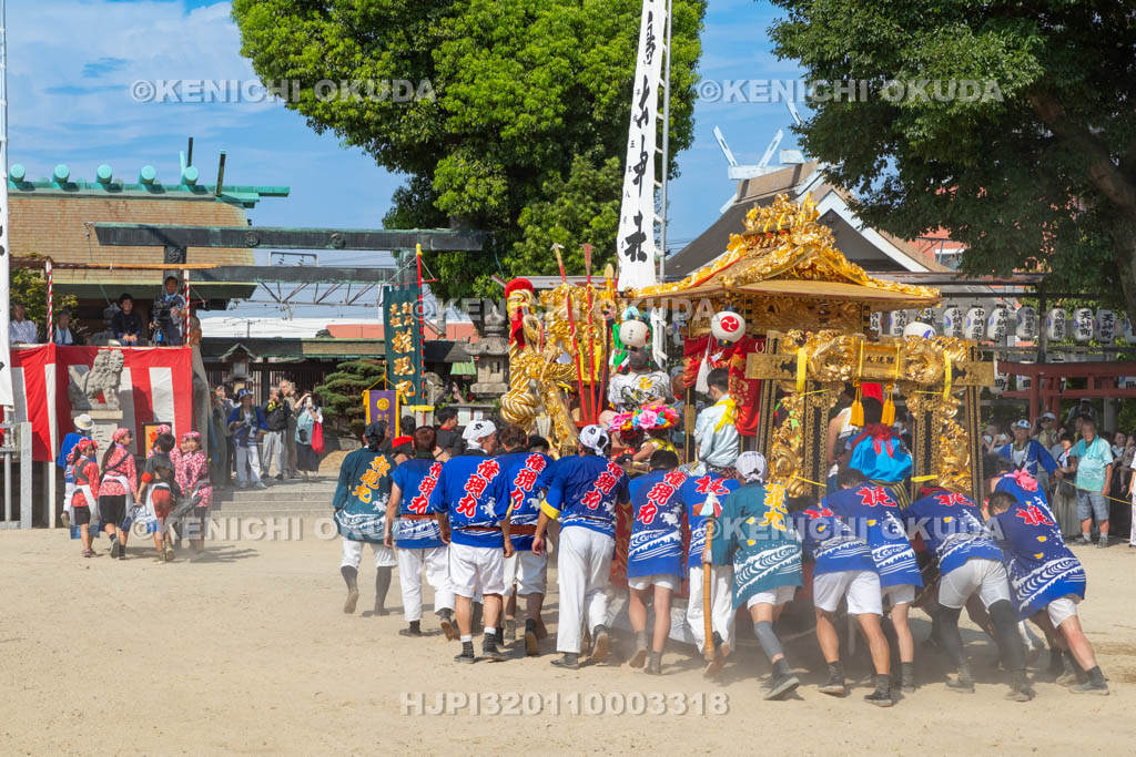 三重県　富田の鯨船行事　本練り　権現丸