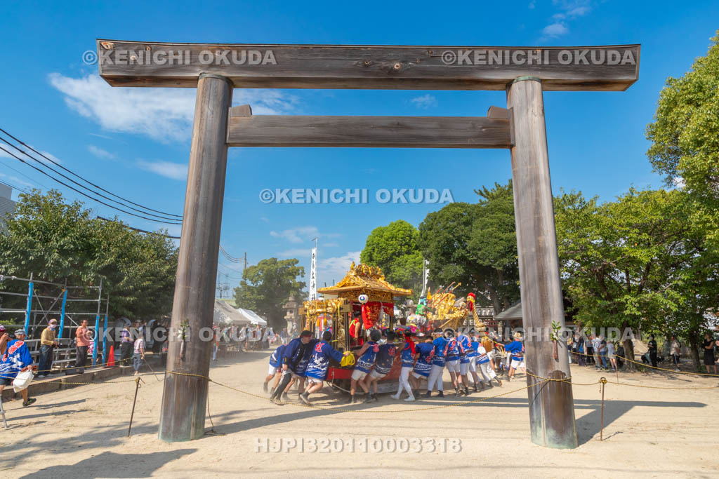 三重県　富田の鯨船行事　本練り　権現丸