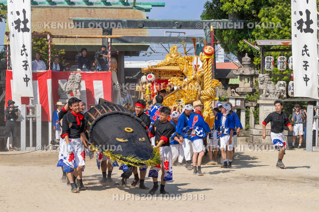 三重県　富田の鯨船行事　本練り　権現丸