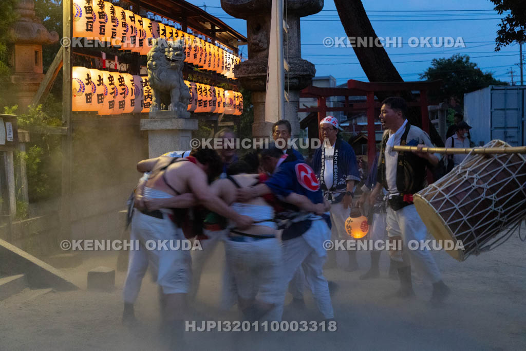 三重県　富田の鯨船行事　宮参り