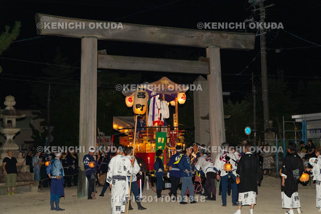 三重県　富田の石取祭　宮入　富田西町