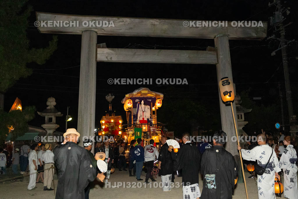 三重県　富田の石取祭　宮入　富田西町