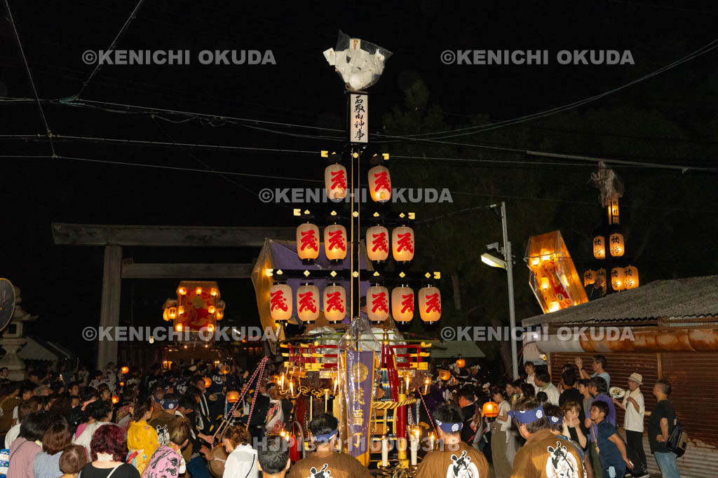 三重県　富田の石取祭　宮入　茂福町