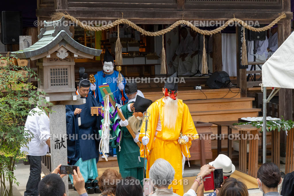 奈良県　一言主神社　秋の大祭　神降（かみくだち）神事