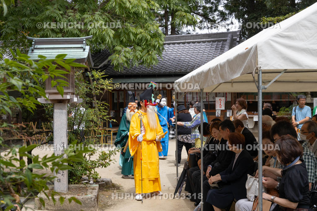 奈良県　一言主神社　秋の大祭　神降（かみくだち）神事