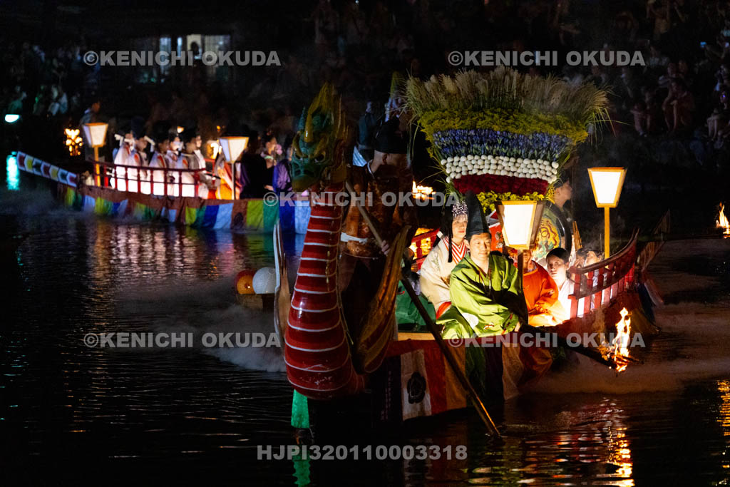 奈良県　采女祭　管絃船の儀