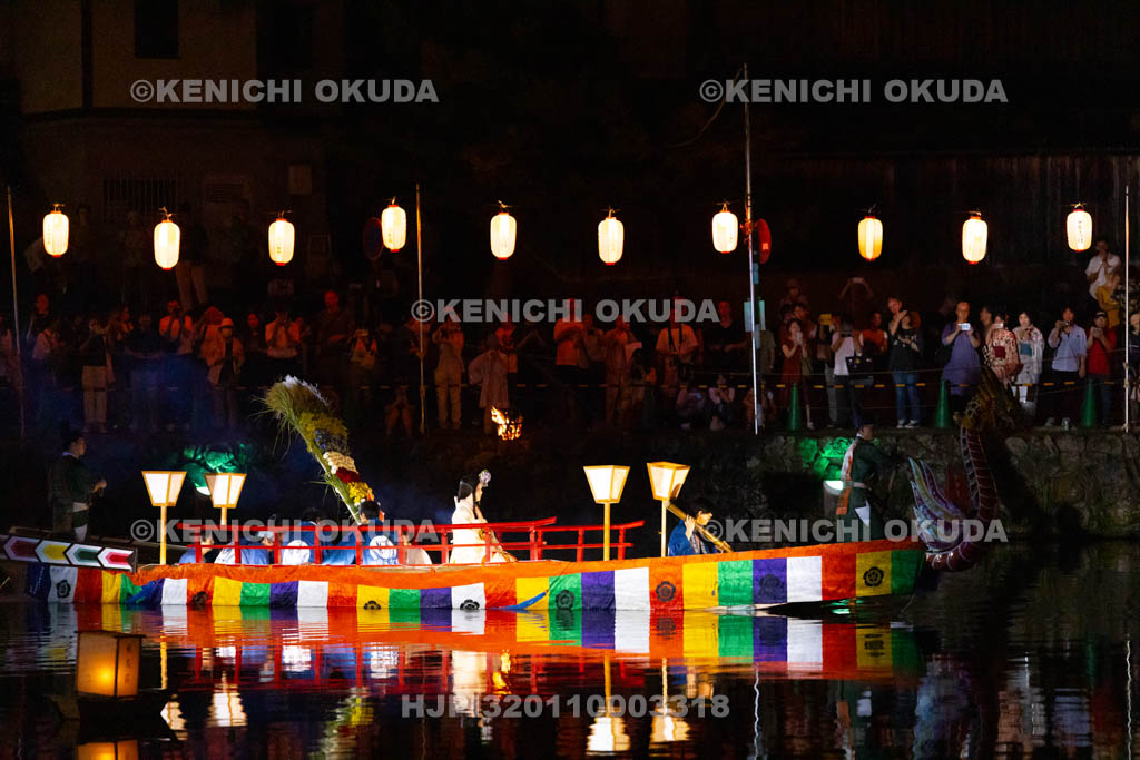 奈良県　采女祭　管絃船の儀