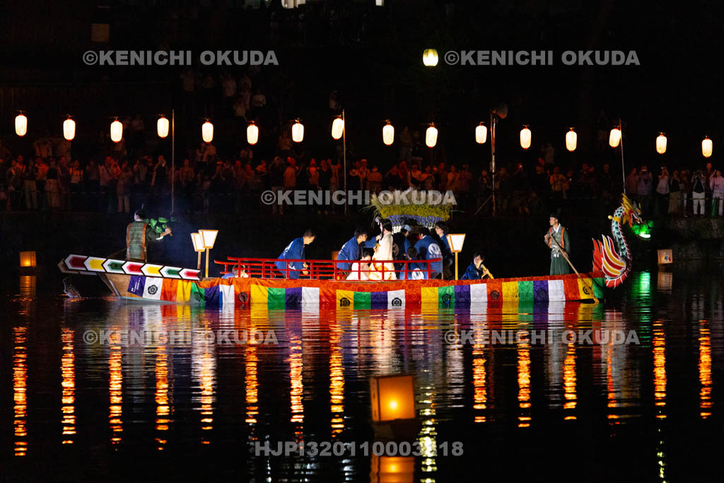 奈良県　采女祭　管絃船の儀