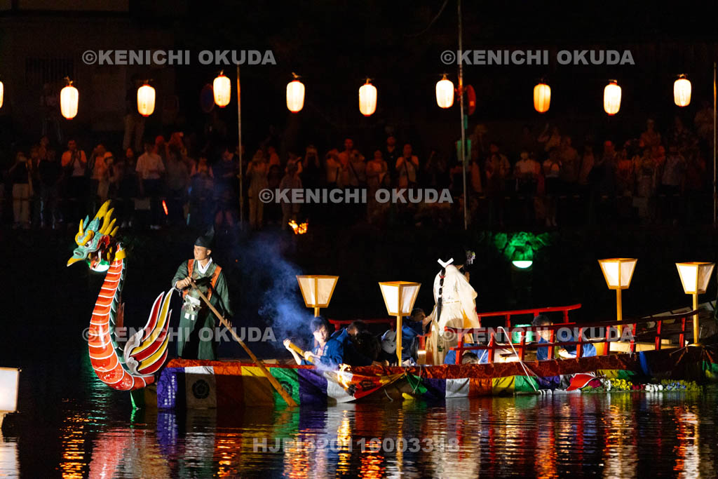 奈良県　采女祭　管絃船の儀