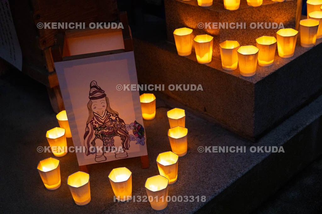奈良県　生駒聖天お彼岸万燈会　燈明