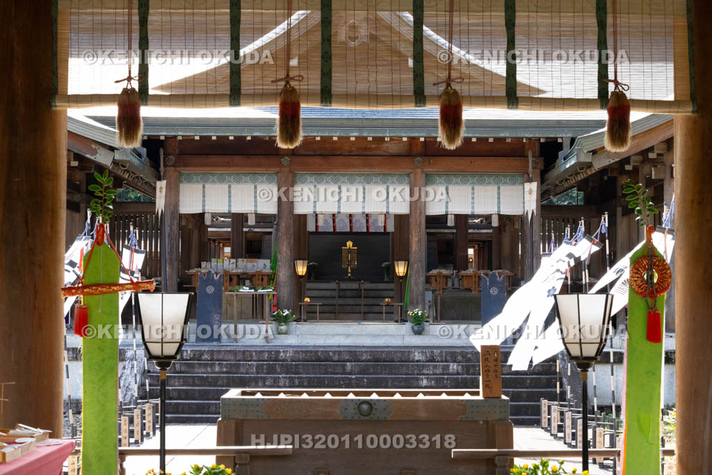 奈良県　吉野神宮　秋の大祭　幣殿