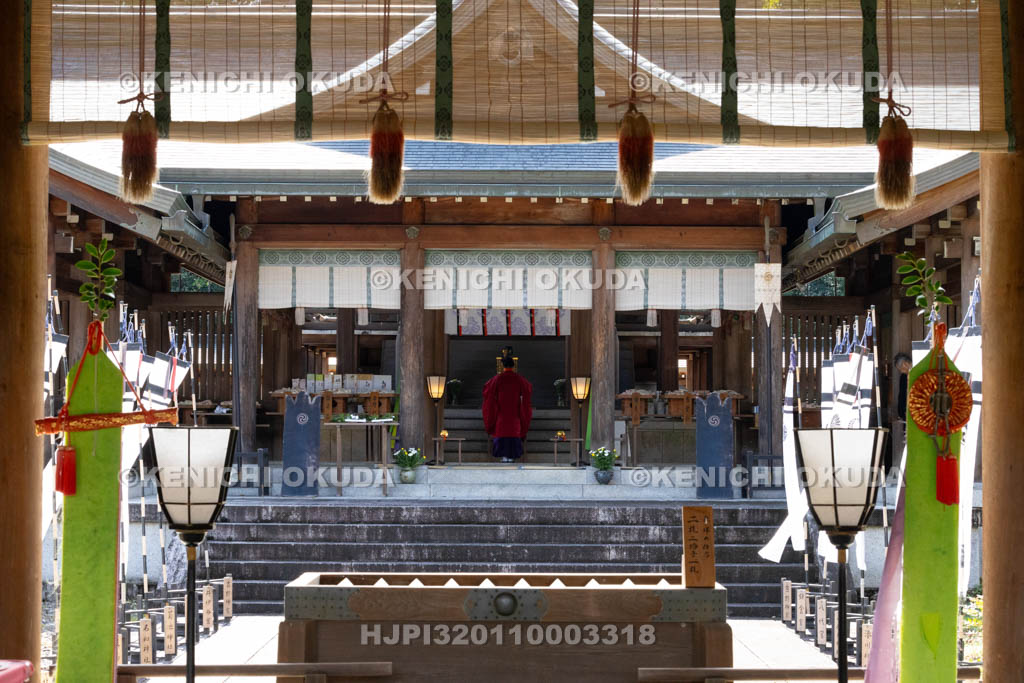 奈良県　吉野神宮　秋の大祭　祝詞奏上