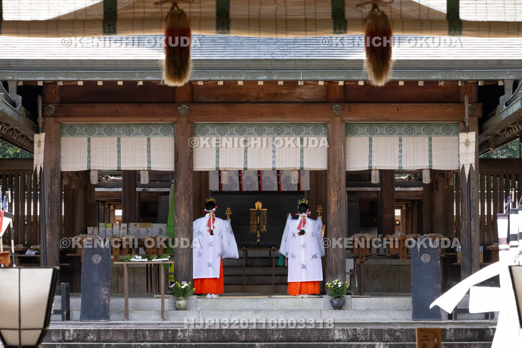 奈良県　吉野神宮　秋の大祭　神楽奉奏