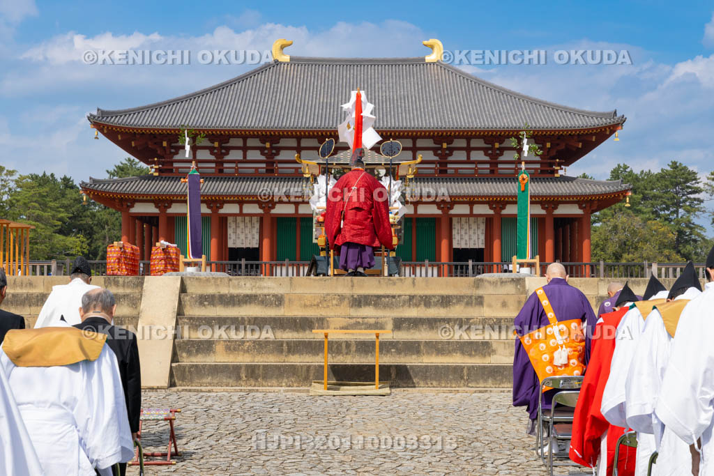 奈良県　氷室神社　例大祭　御旅所祭　祝詞奏上
