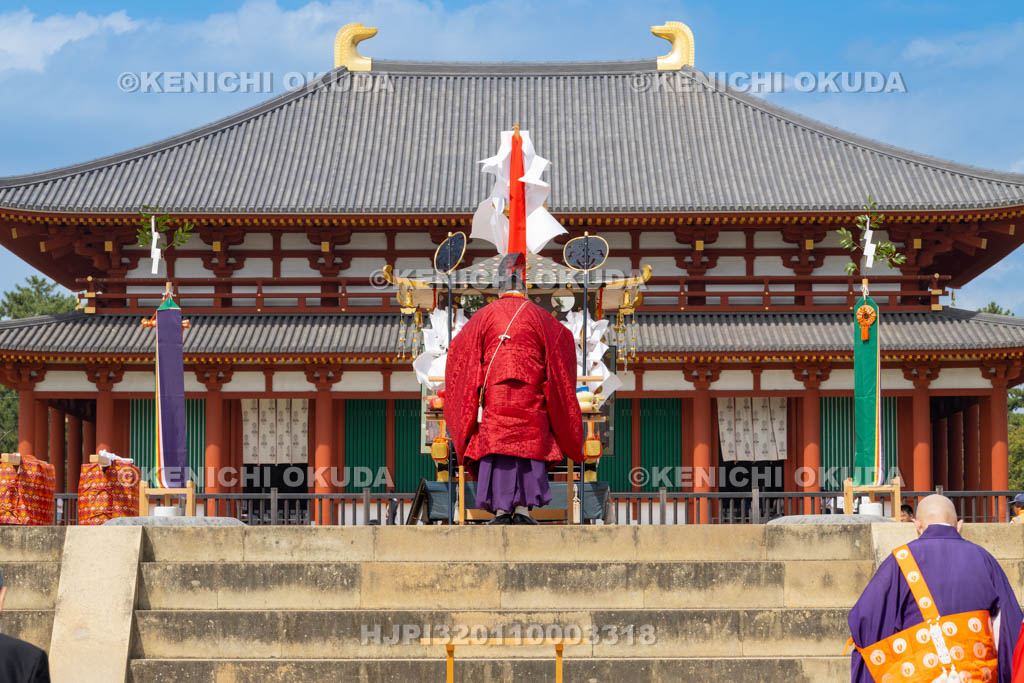 奈良県　氷室神社　例大祭　御旅所祭　祝詞奏上