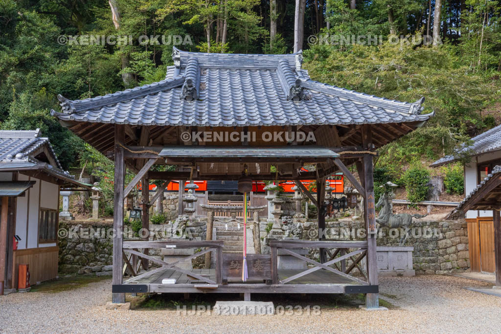 奈良県　柳生八坂神社　拝殿