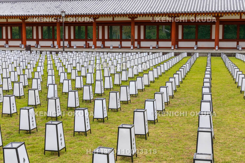 奈良県　薬師寺　天武忌・万燈会