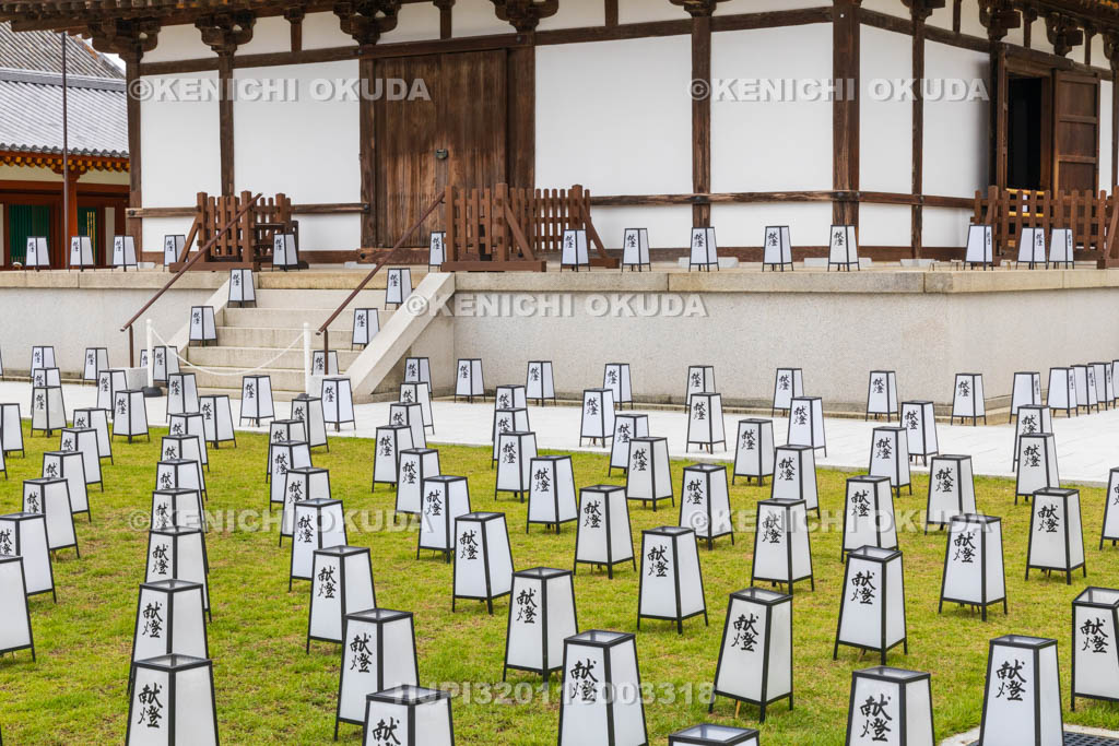奈良県　薬師寺　天武忌・万燈会