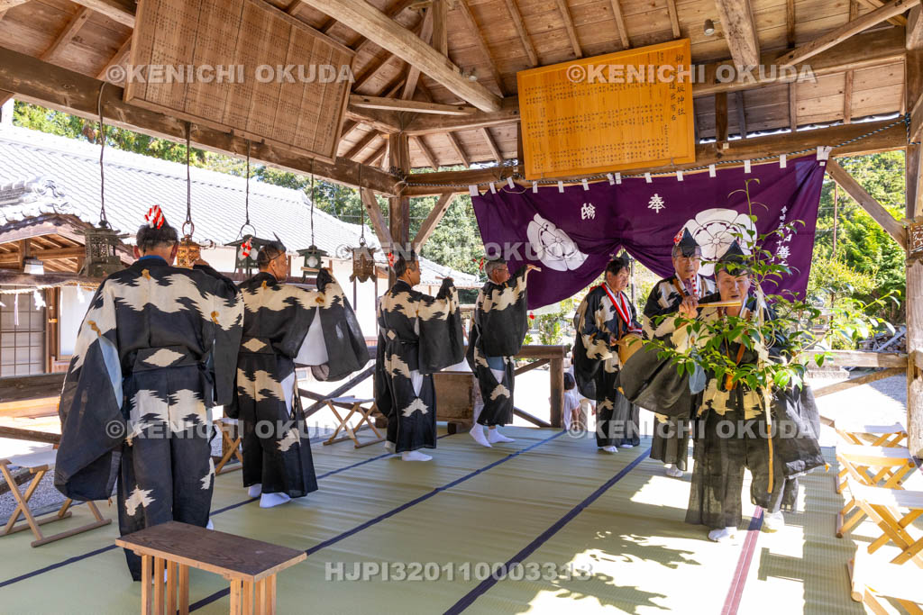 奈良県　柳生八坂神社　例大祭　宮座行事