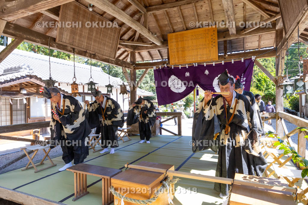奈良県　柳生八坂神社　例大祭　宮座行事