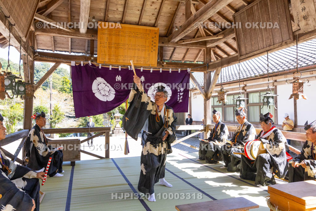 奈良県　柳生八坂神社　例大祭　宮座行事　ヨーガの舞