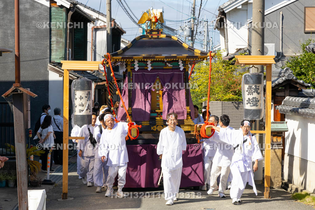 奈良県　石上神宮　ふるまつり　鳳輦