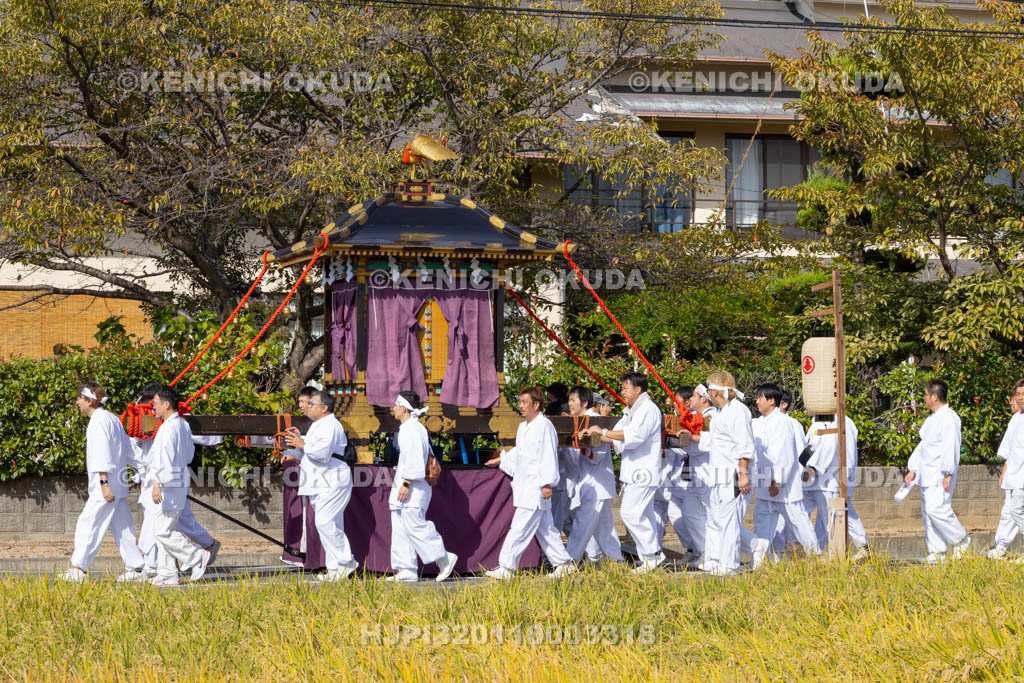 奈良県　石上神宮　ふるまつり　鳳輦
