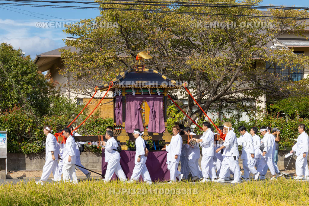 奈良県　石上神宮　ふるまつり　鳳輦
