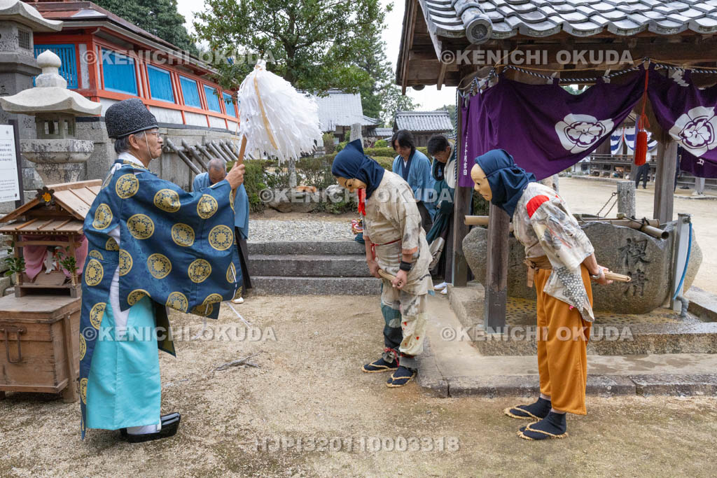 奈良県　神波多神社　天王祭　修祓の儀