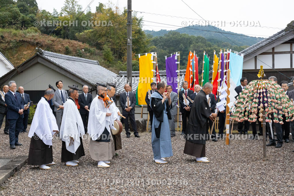 奈良県　神波多神社　天王祭　田楽