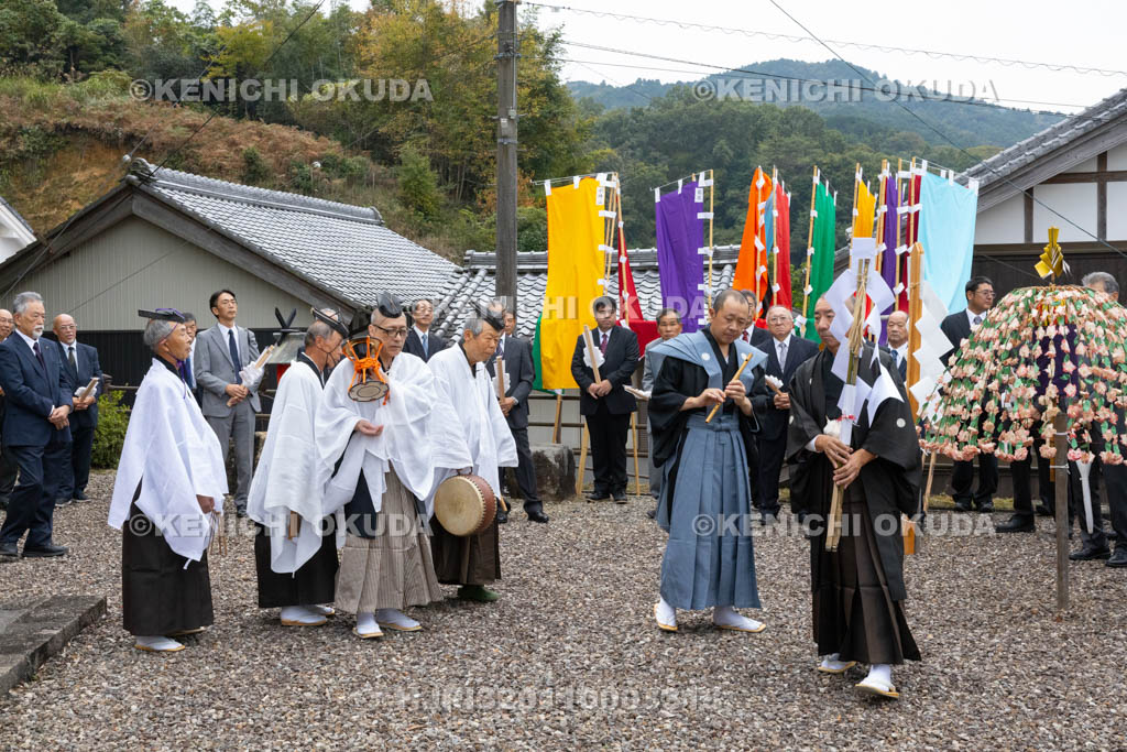 奈良県　神波多神社　天王祭　田楽