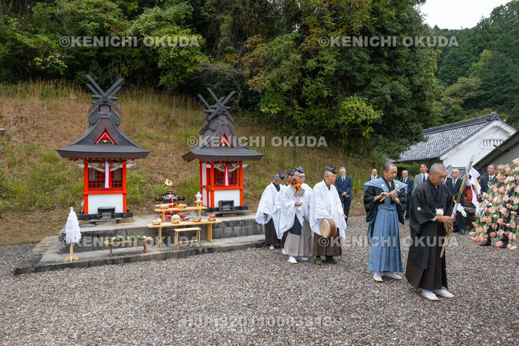 奈良県　神波多神社　天王祭　田楽