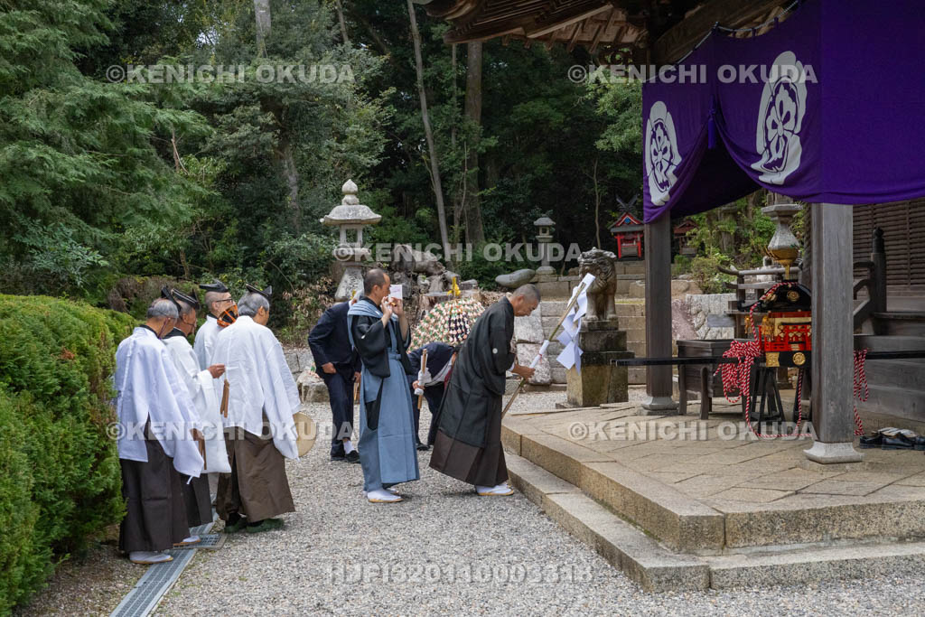 奈良県　神波多神社　天王祭　田楽