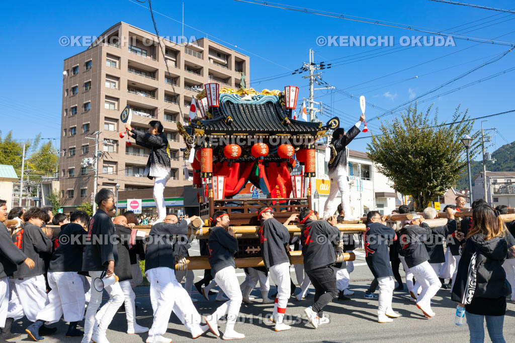 奈良県　墨坂神社　秋季大祭　太鼓台（宮本）