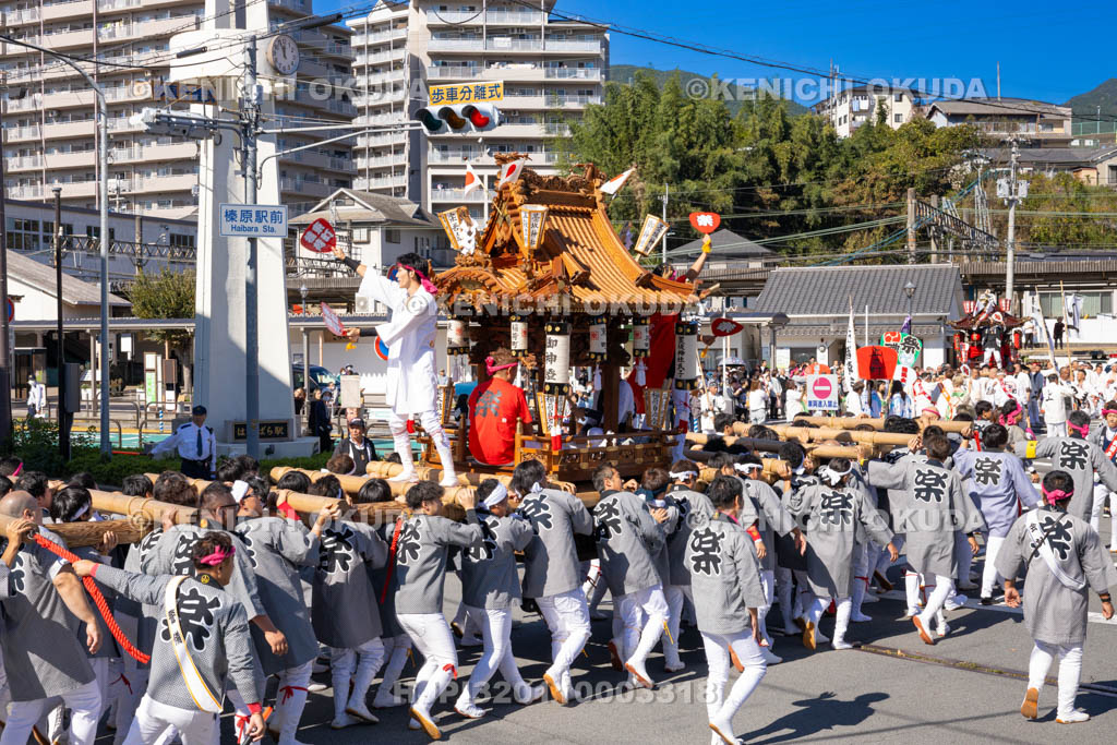 奈良県　墨坂神社　秋季大祭　太鼓台（東町稲荷）