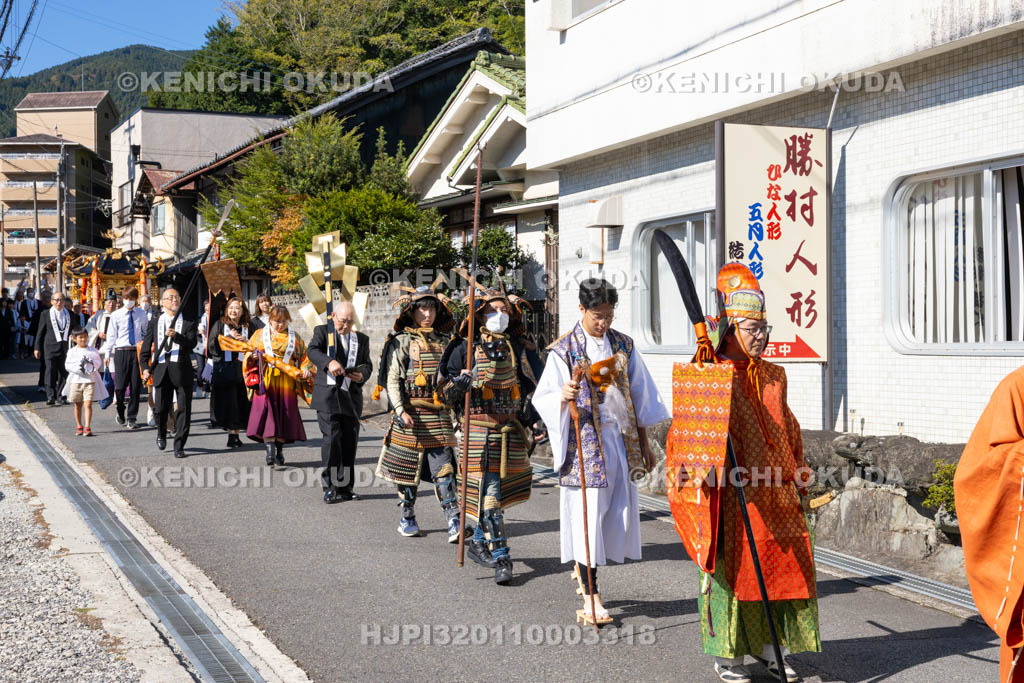 奈良県　墨坂神社　秋季大祭　還幸行列